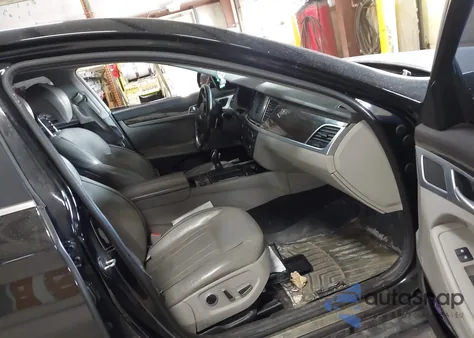 2015 Hyundai Genesis 3.8 из США, поврежденный, VIN KMHGN4JE2FU095191